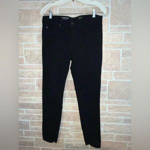 adriano goldschmied THE LEGGING ANKLE Black corduroy pants size 30R.